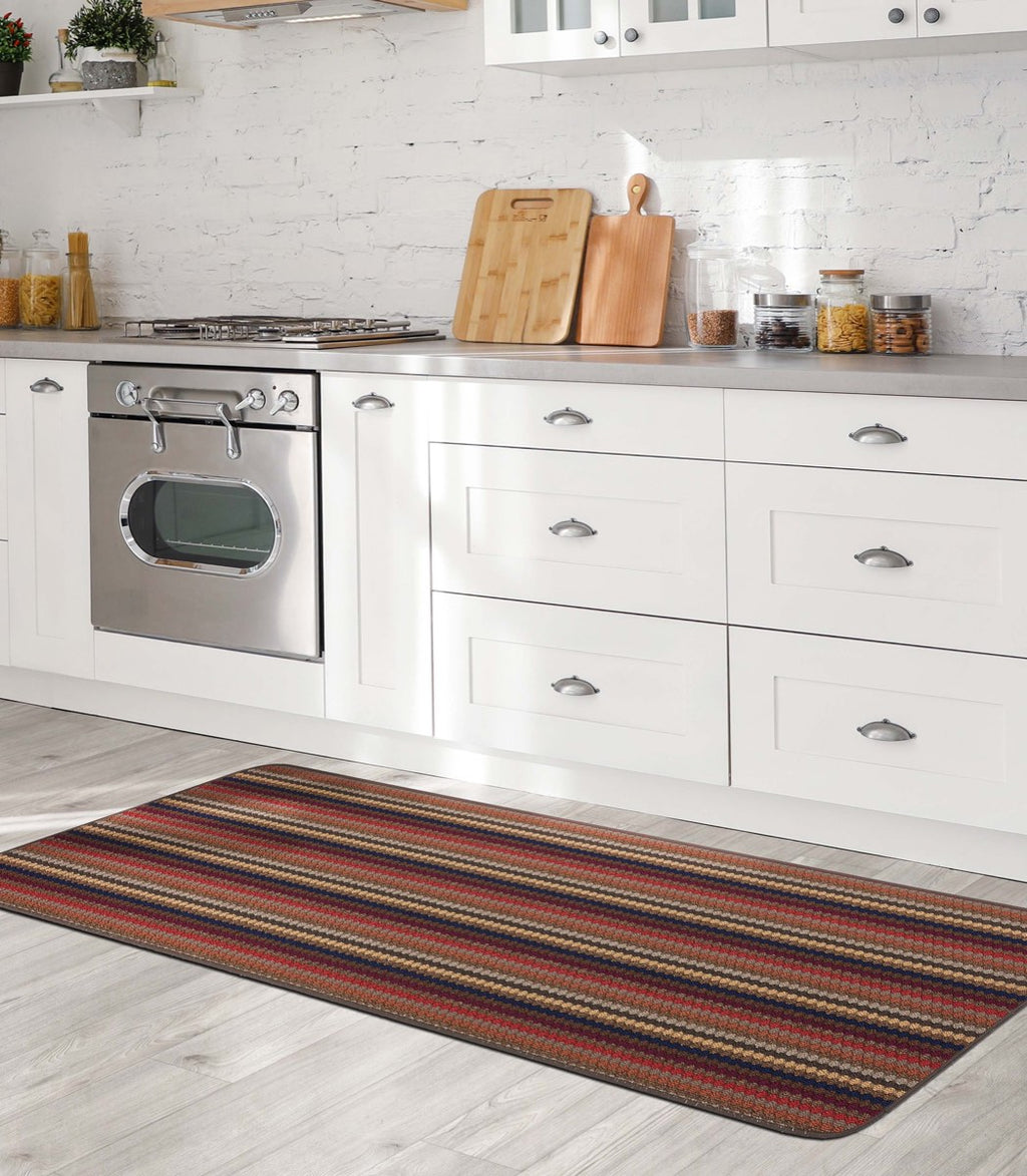 Helsinki Brown Washable Mat