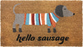 Kentwell Animals Hello Sausage Doormat