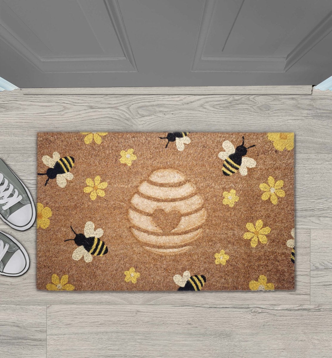 Kentwell Embossed Honey Bees Doormat