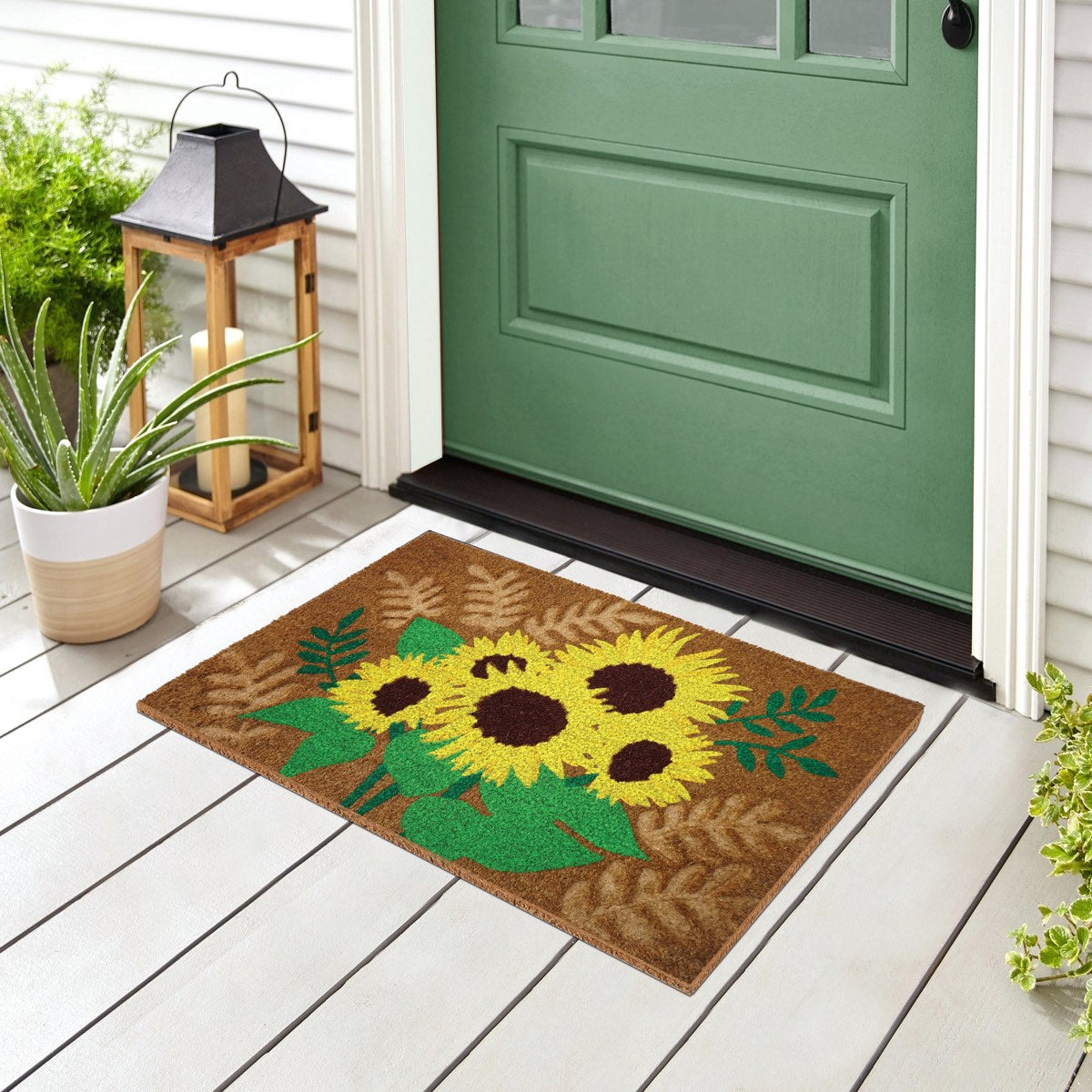 Kentwell Embossed Sunflower Doormat
