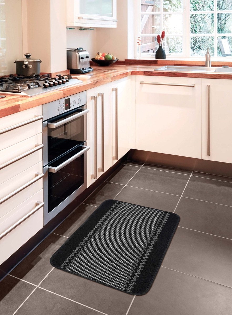 Kilkis Black Washable Mat