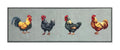 Knightsbridge Chickens Green Doormat