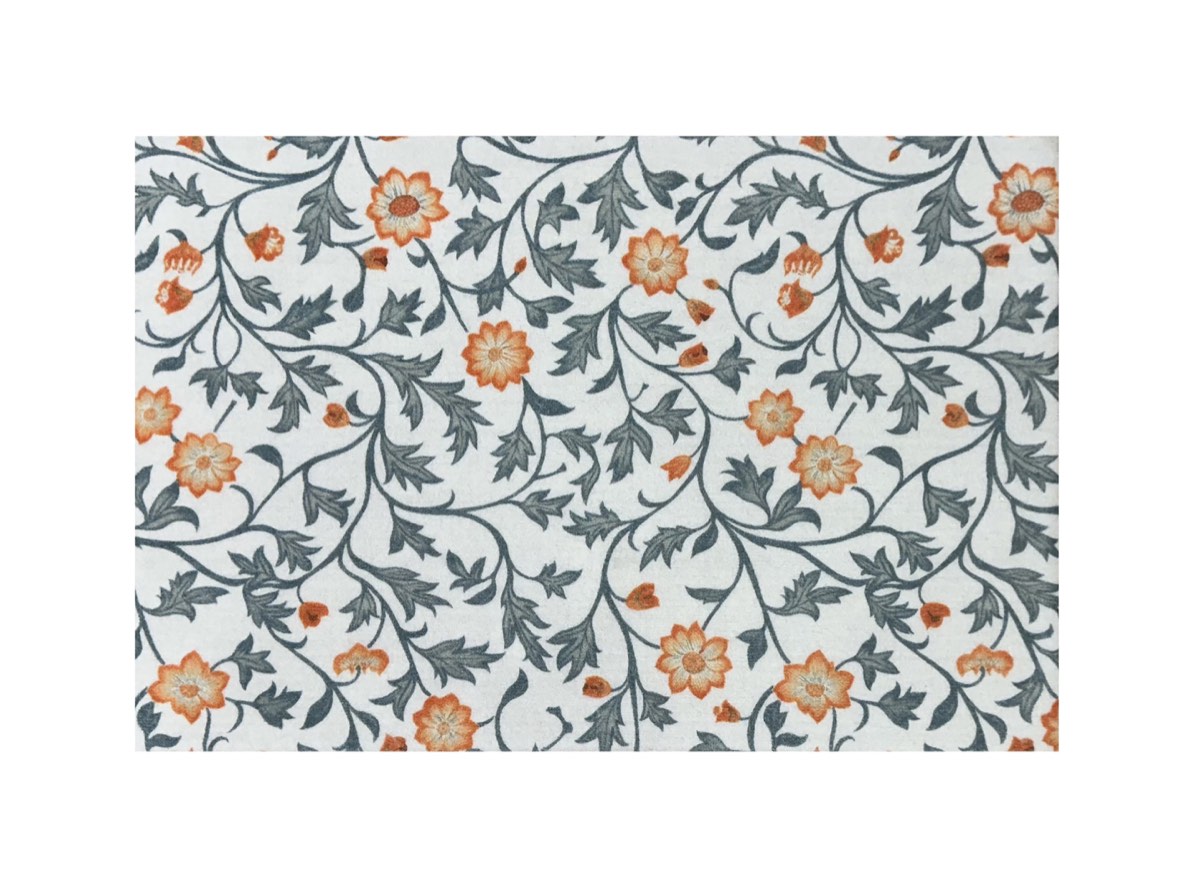 Knightsbridge Floral Beige Doormat