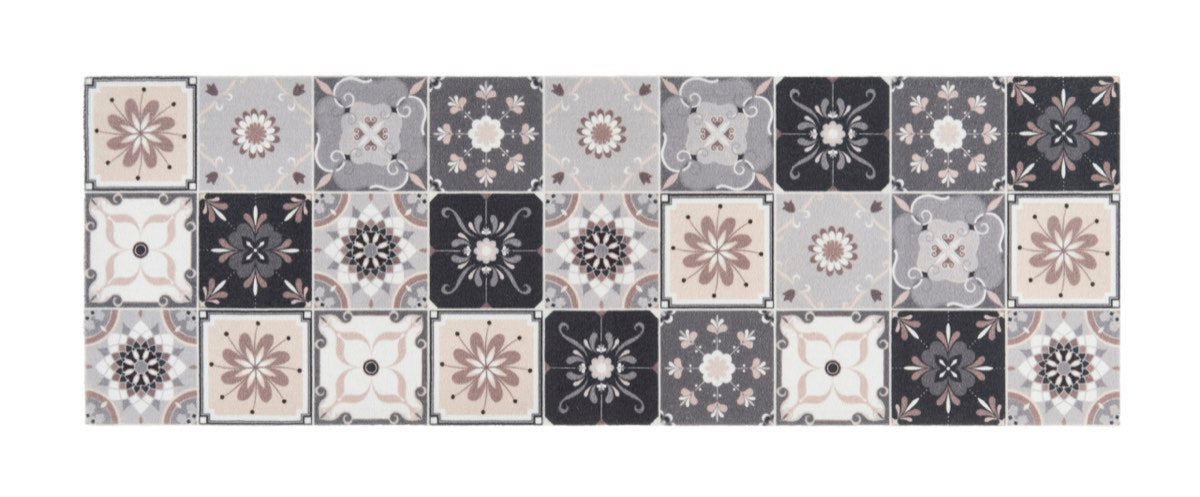 Knightsbridge Victorian Tile Stone Doormat
