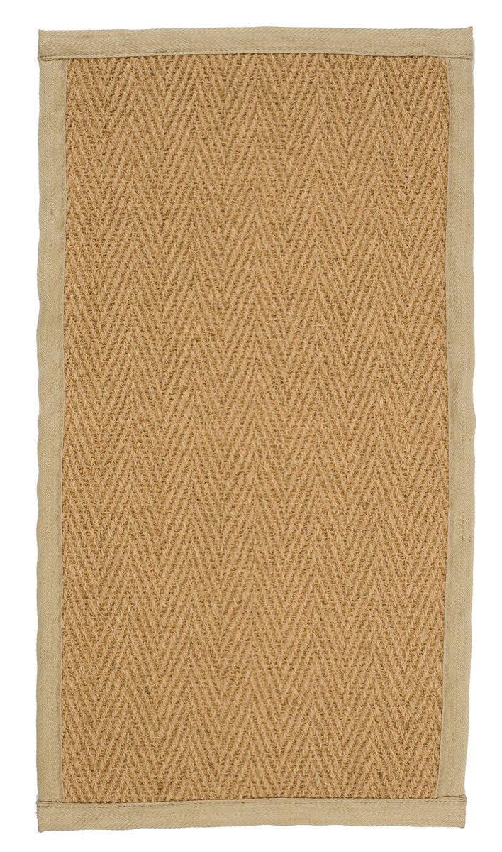 Natural Herringbone Natural Rug