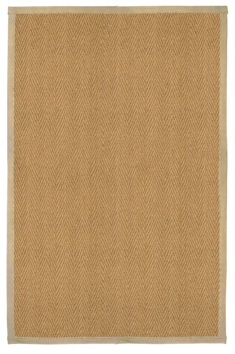Natural Herringbone Natural Rug