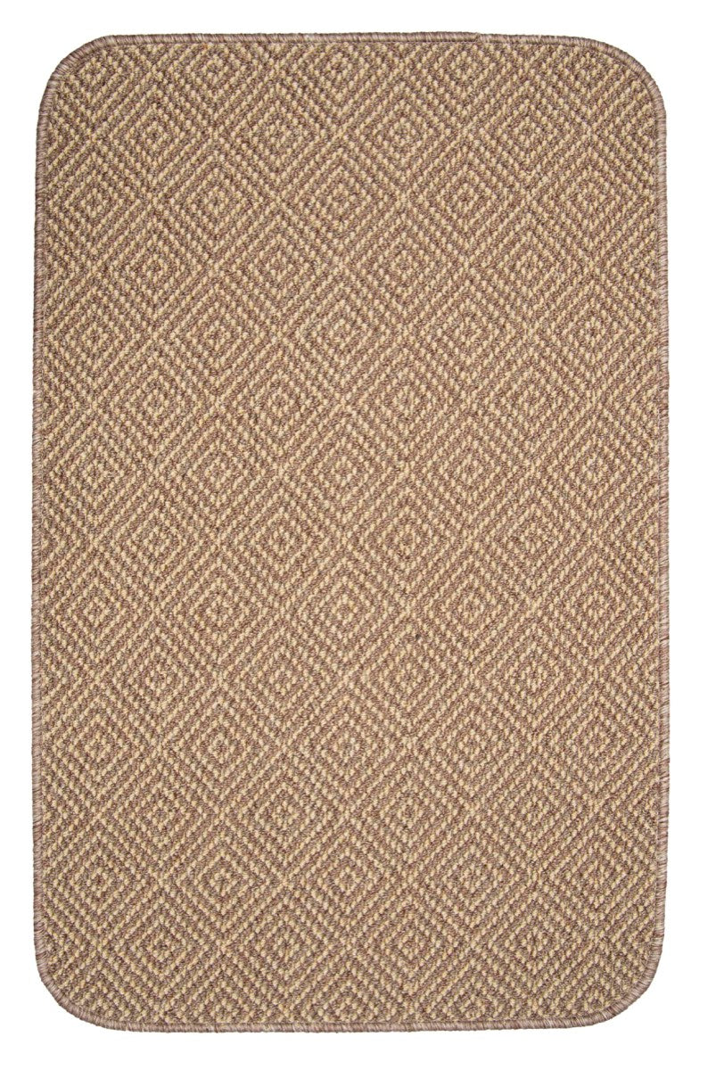 Prague Mocha Cream Washable Mat