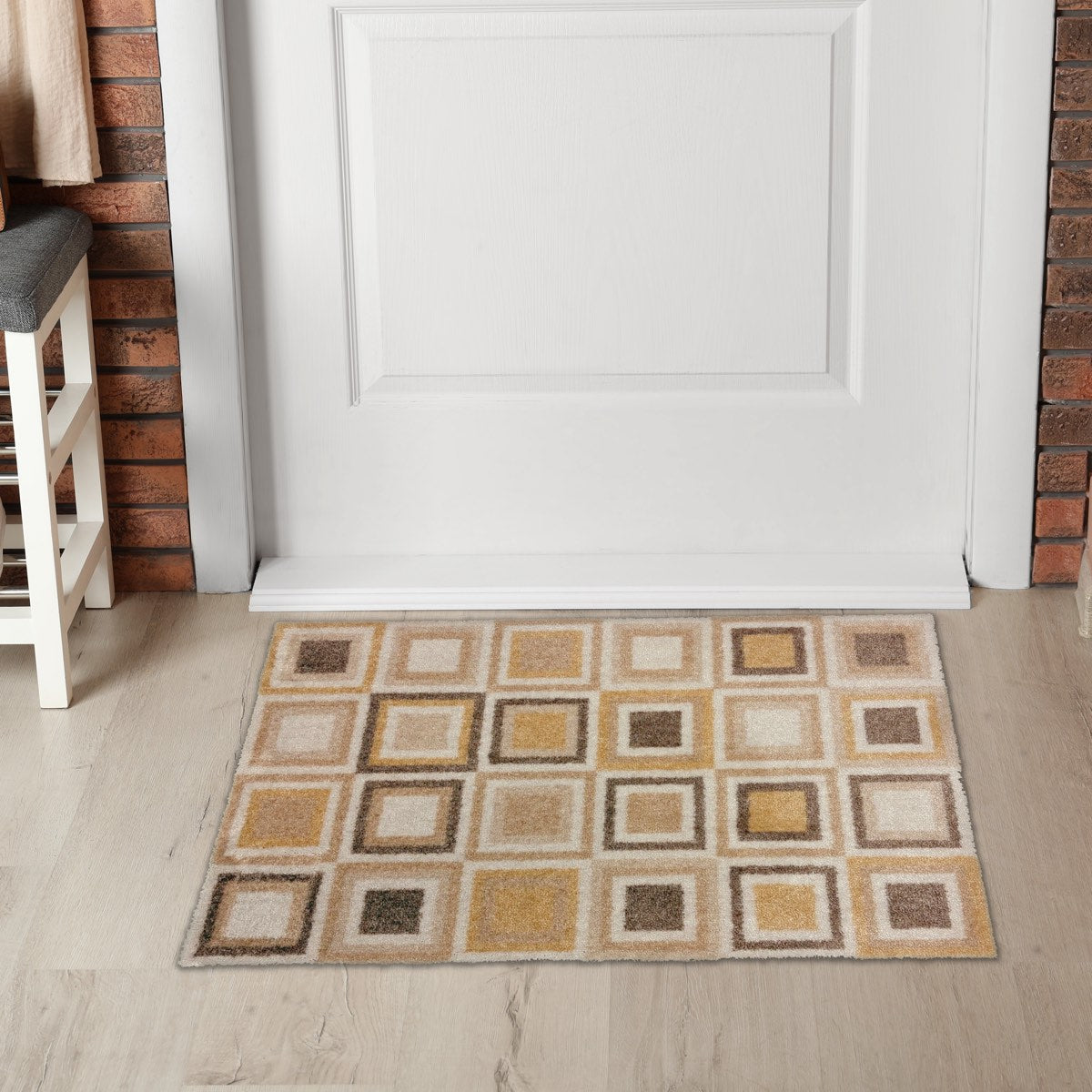 Recylon Abstract Cube Sand Doormat