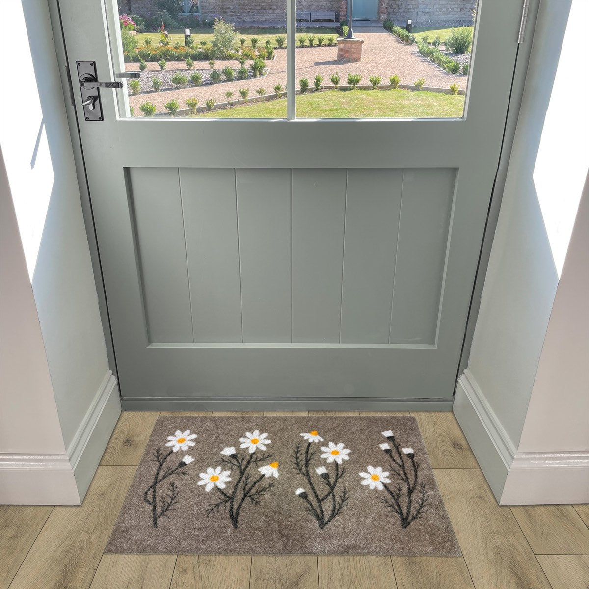 Recylon Botanical Floral Doormat