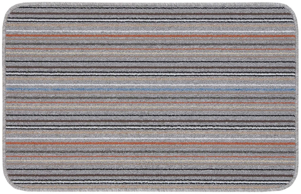 Stockholm Grey/Clay Washable Mat