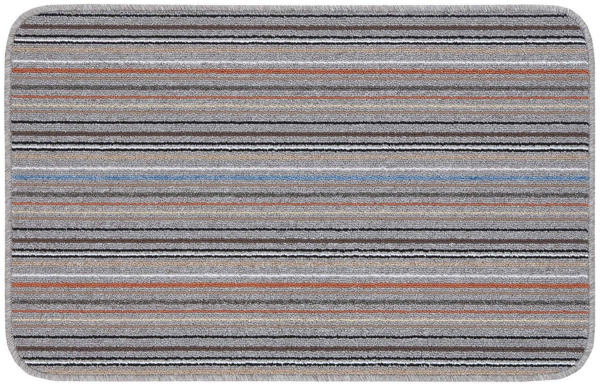 Stockholm Grey/Clay Washable Mat