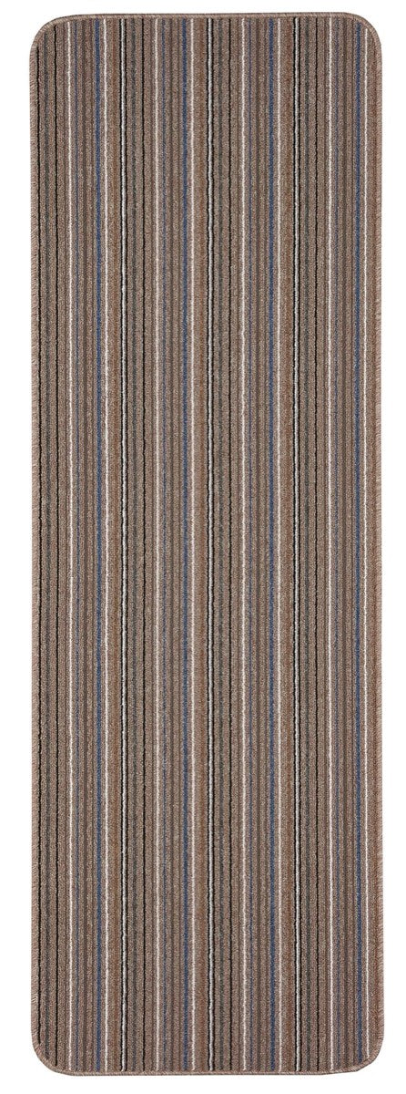 Stockholm Mocha/Blue Washable Mat