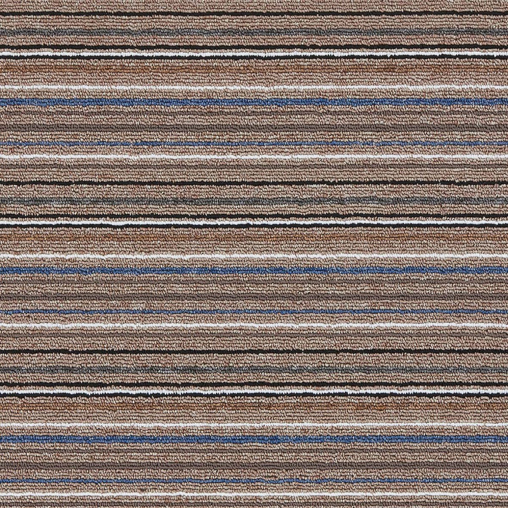 Stockholm Mocha/Blue Washable Mat