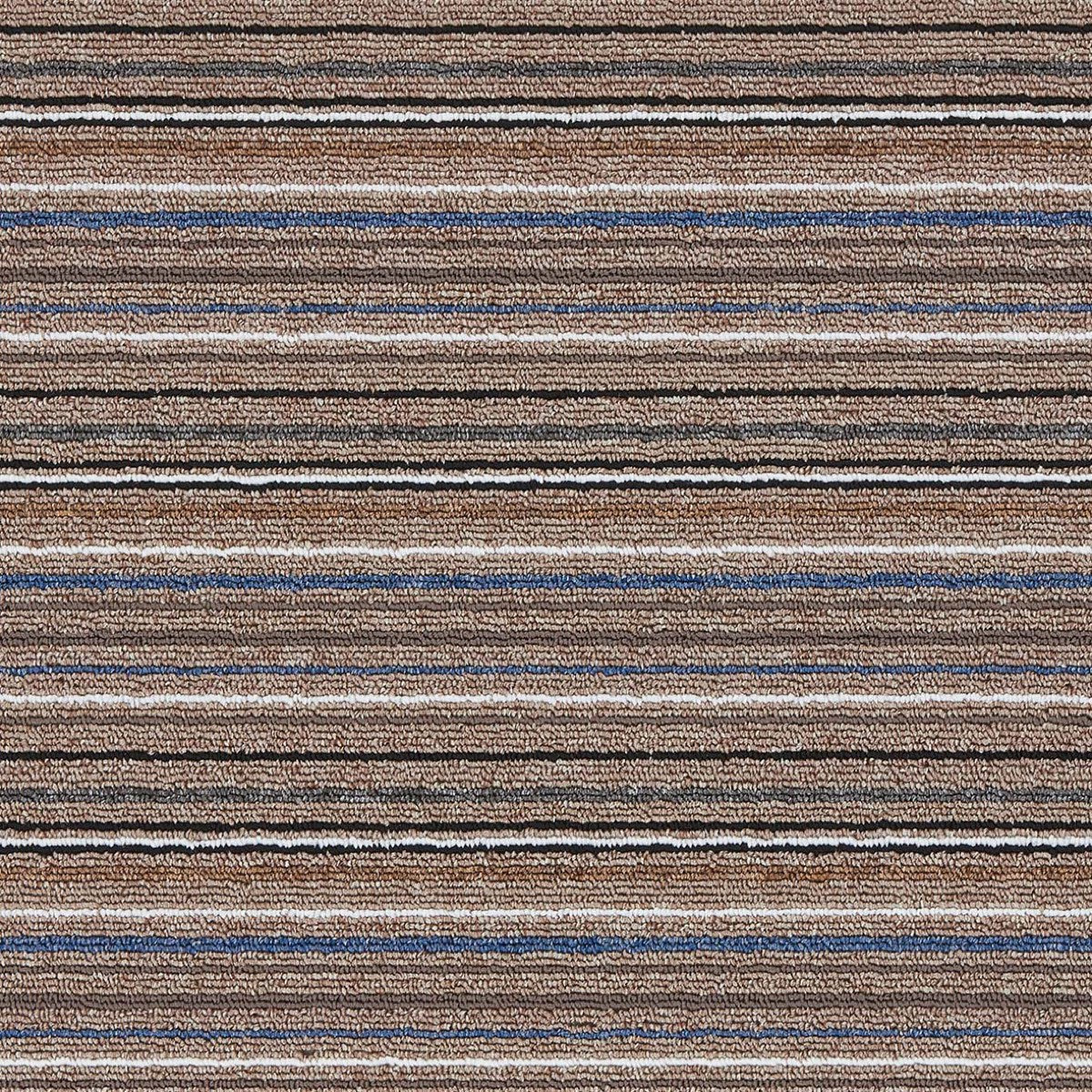 Stockholm Mocha/Blue Washable Mat