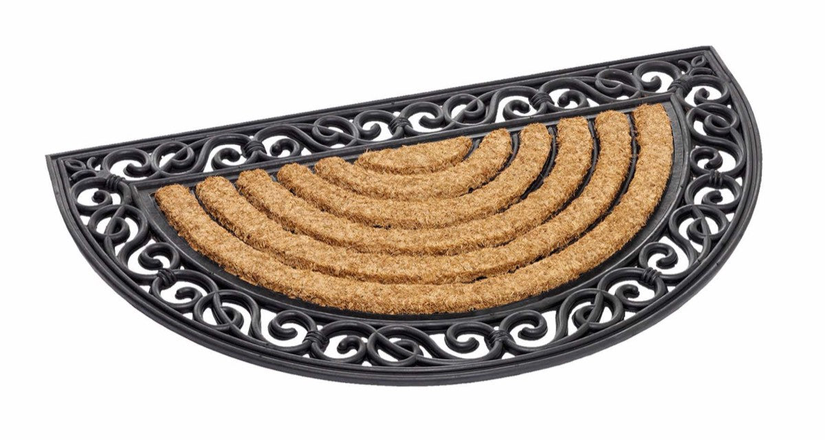 Wrought Iron Half Moon Doormat