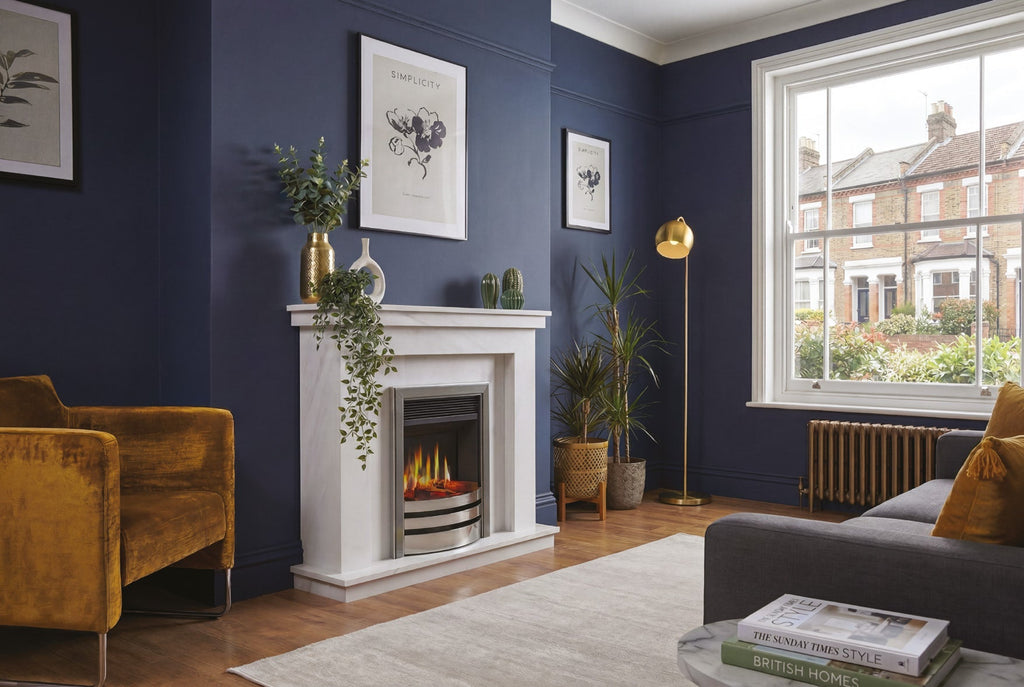 Katell Malito electric fireplace suite