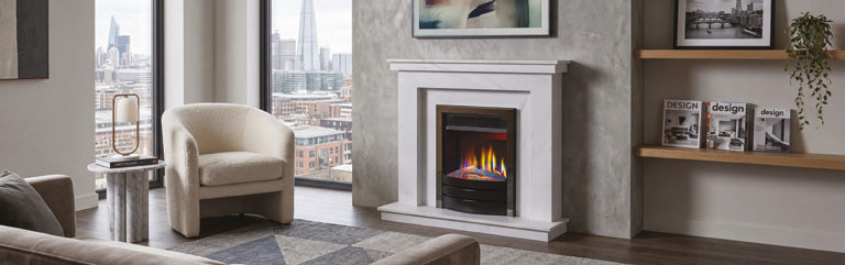Katell Malito electric fireplace suite