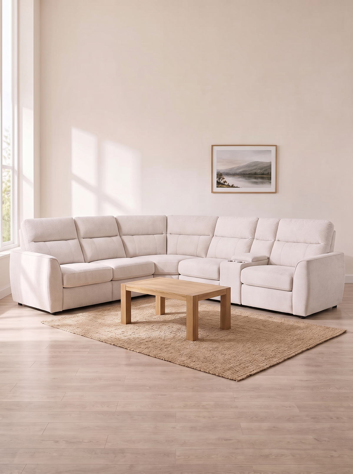 Marlow Corner Power Recliner Suite – in a living room
