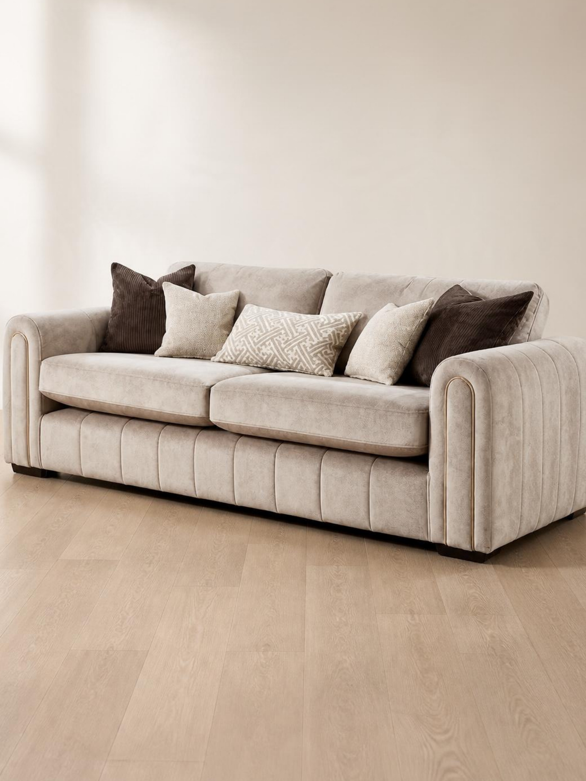 Matthew 3 seater sofa – three-quarter view from the other side