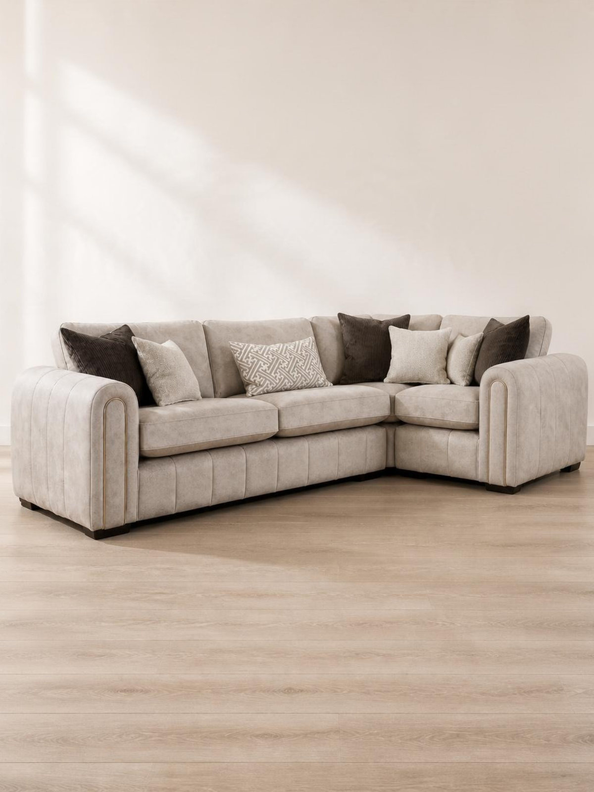 Matthew Corner Sofa 2C1 – three-quarter view from the other side