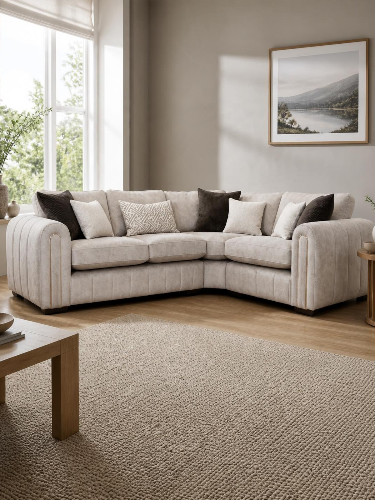 Matthew Corner Sofa 2C1 – in a living room