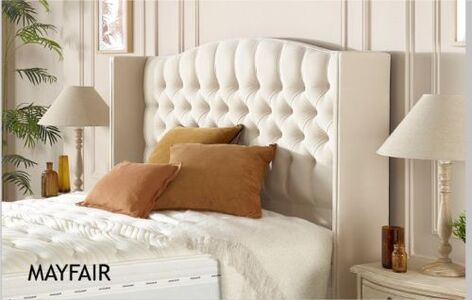 Mayfair Winged Floorstanding Headboard