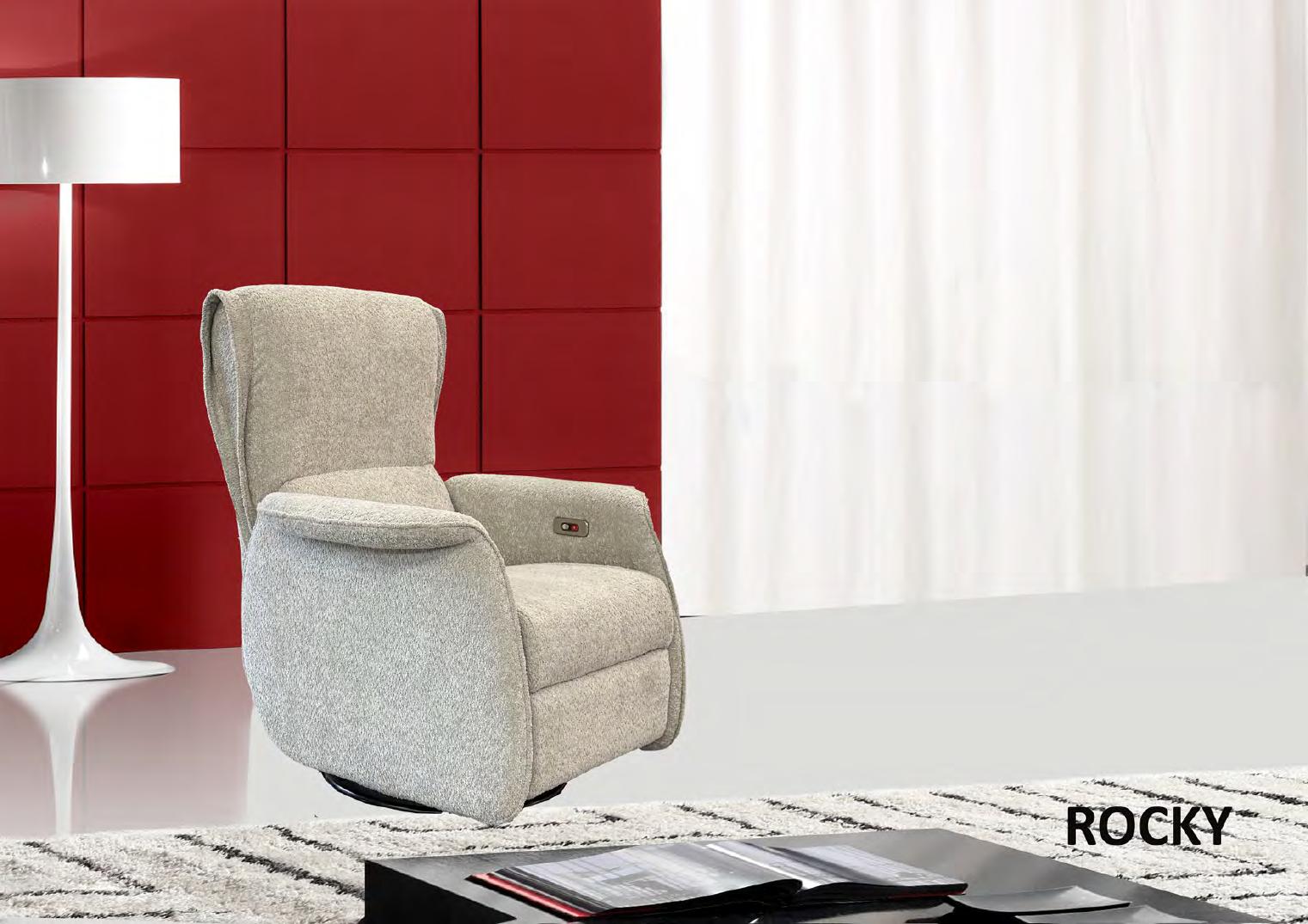 Rocky Power Rocking Recliner Chair