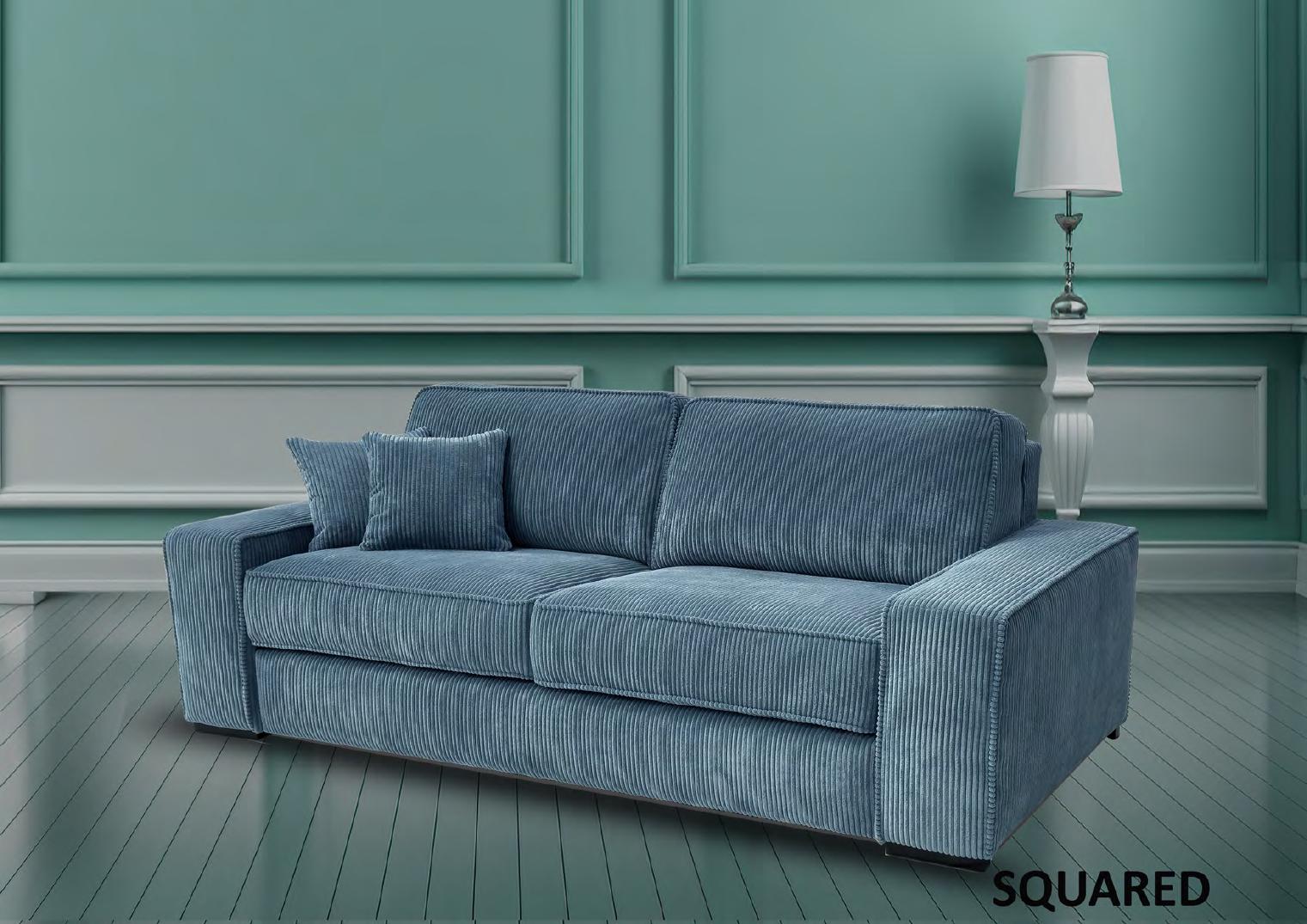 Squared Italian Sofa Bed