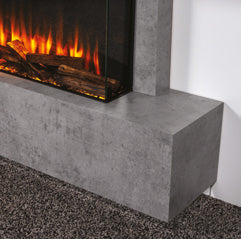 Katell Montiano media wall electric fireplace