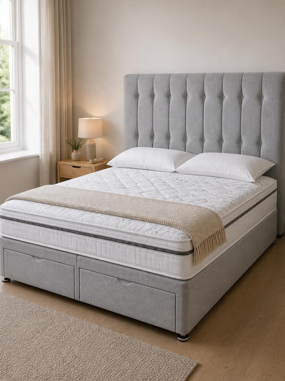 Ocean 1000 Divan Set – in a bedroom