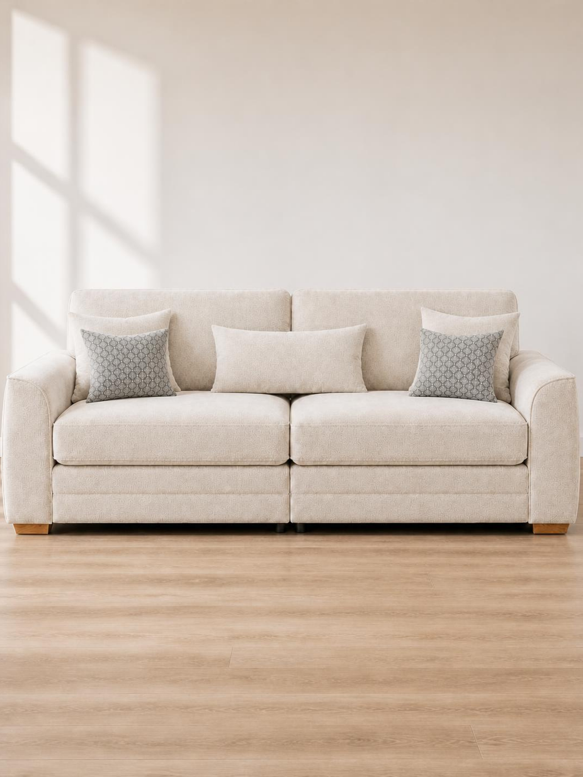 Oliver 3 Seater Sofa – front view