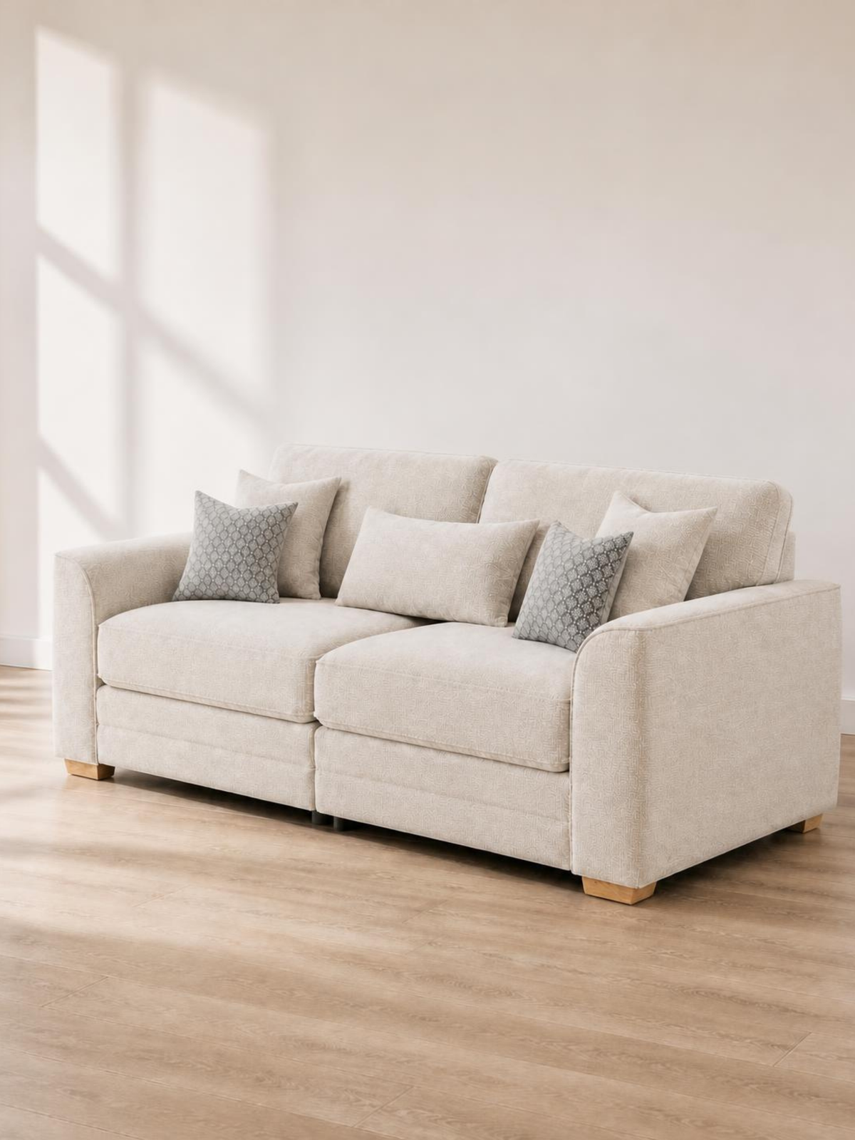 Oliver 3 Seater Sofa – three-quarter view from the other side