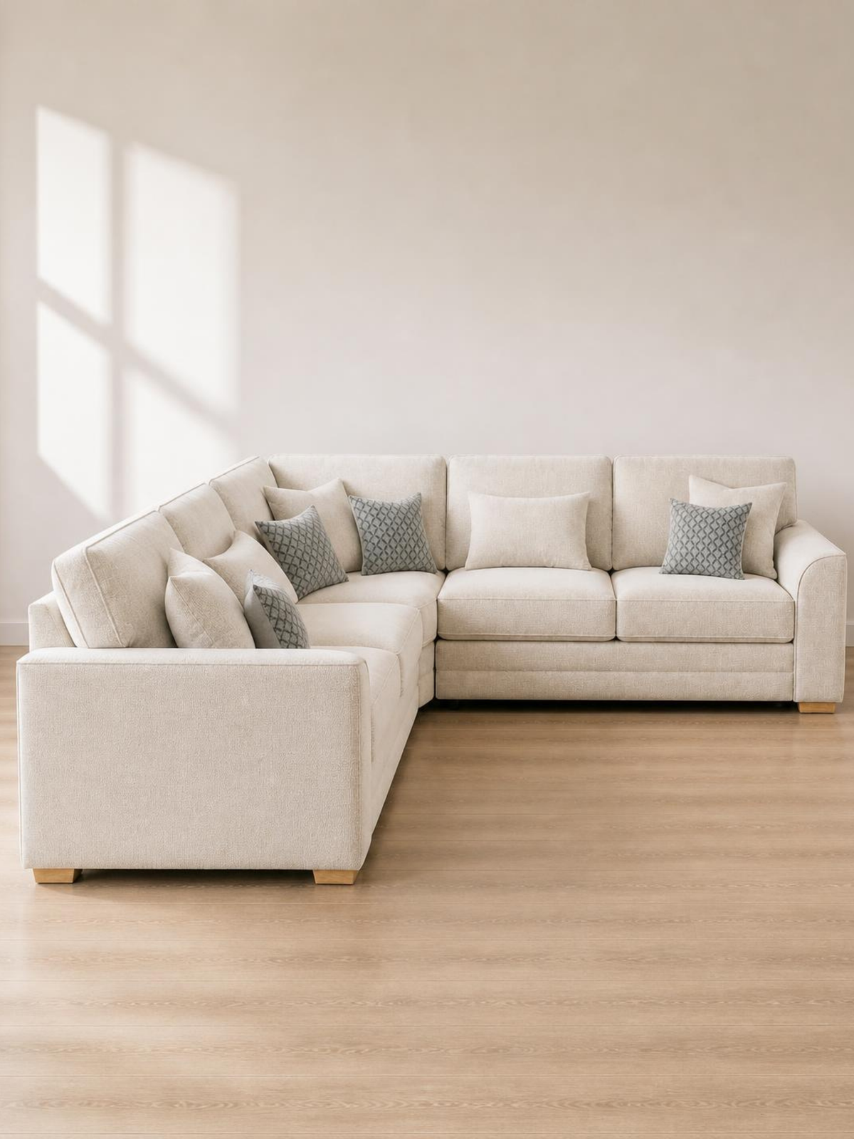 Oliver Corner Sofa 2C2 – view from the end