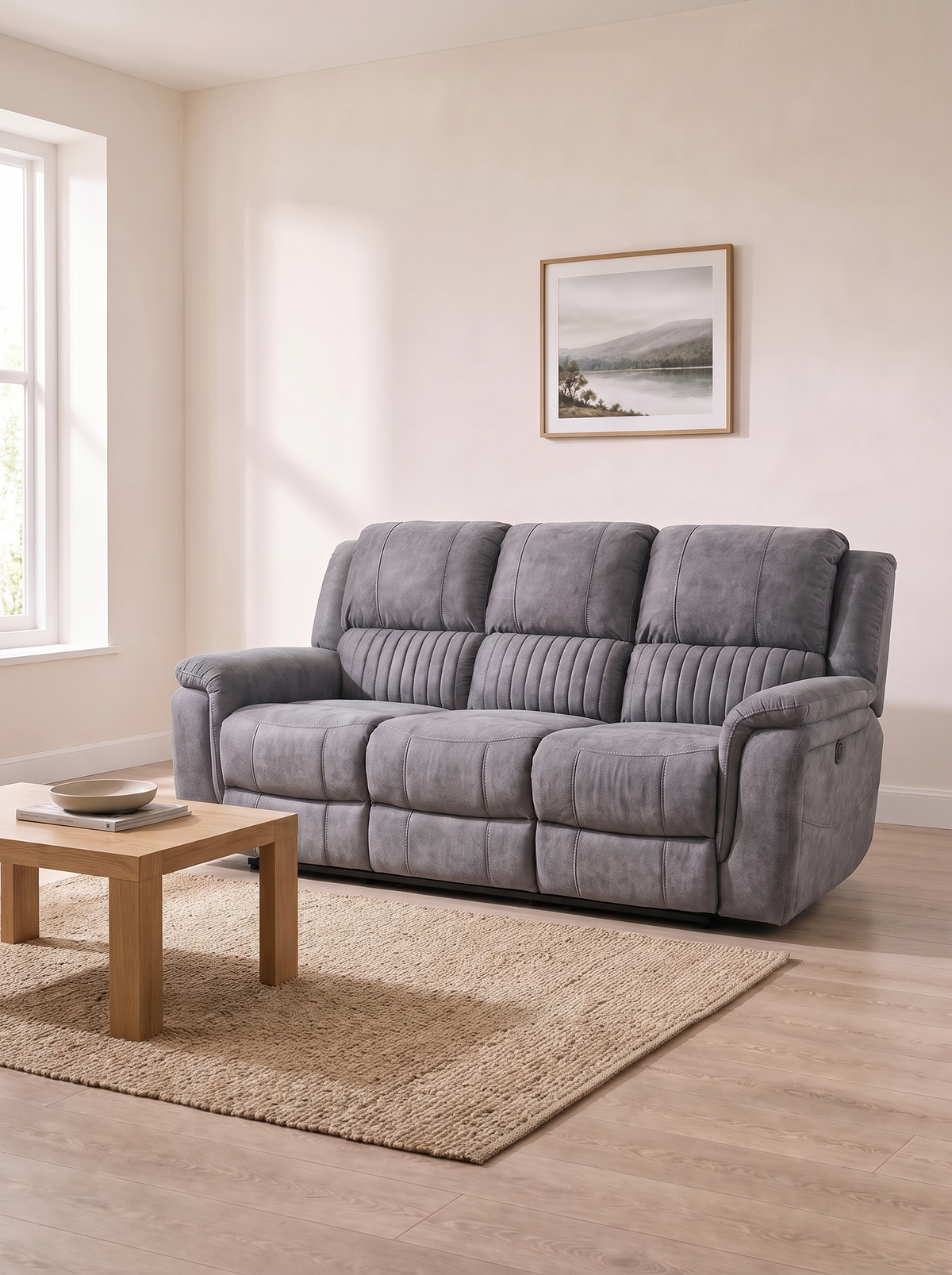 Onyx Recliner Suite – in a living room