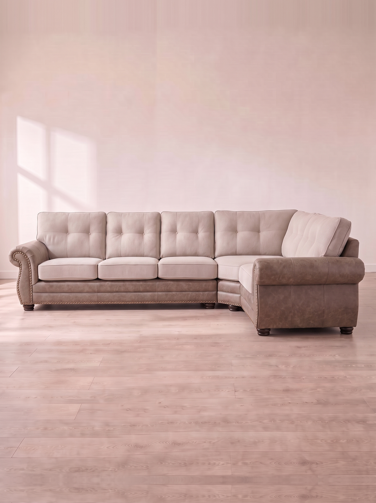 Oxford 3 Corner 1 Sofa – front view