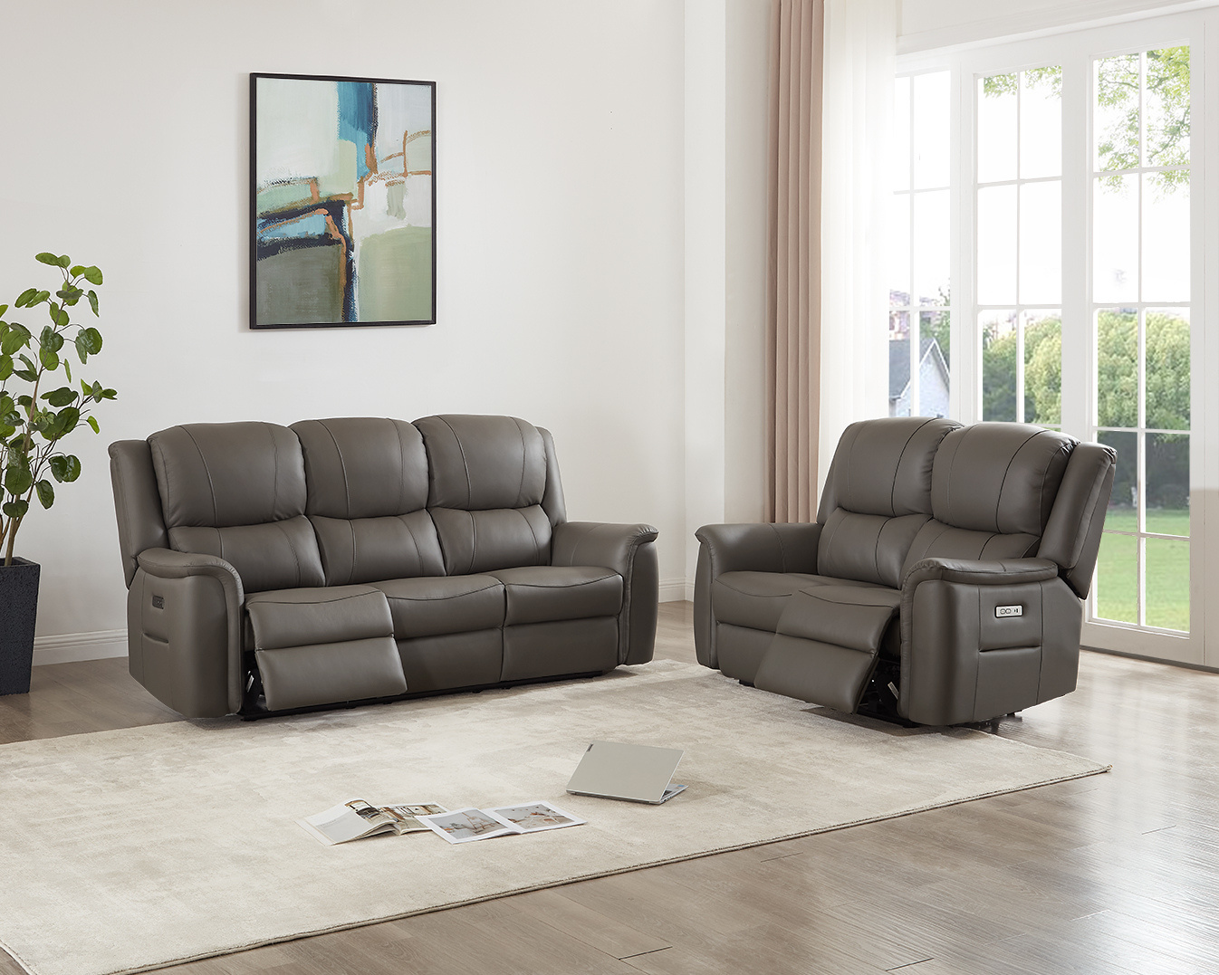 Abigail  3 + 2 + 1 Recliner Suite
