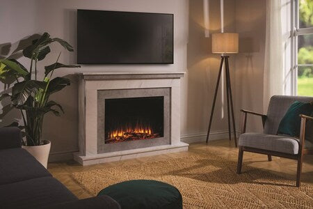 Fyne (i790S) White Marble & Salina Gray 1398mm (55")