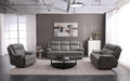 Rosslyn full-grain leather power recliner suite