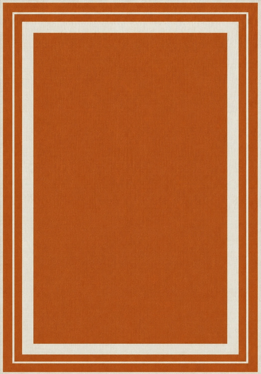 Terrace Border Terracotta Rug