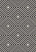 Terrace Large Diamond Black Rug