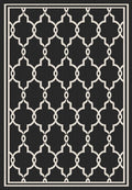 Terrace Spanish Tile Black Rug