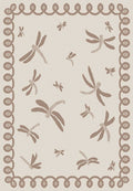 Terrace Dragonfly Natural Rug