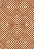 Terrace Large Diamond Terracotta Rug