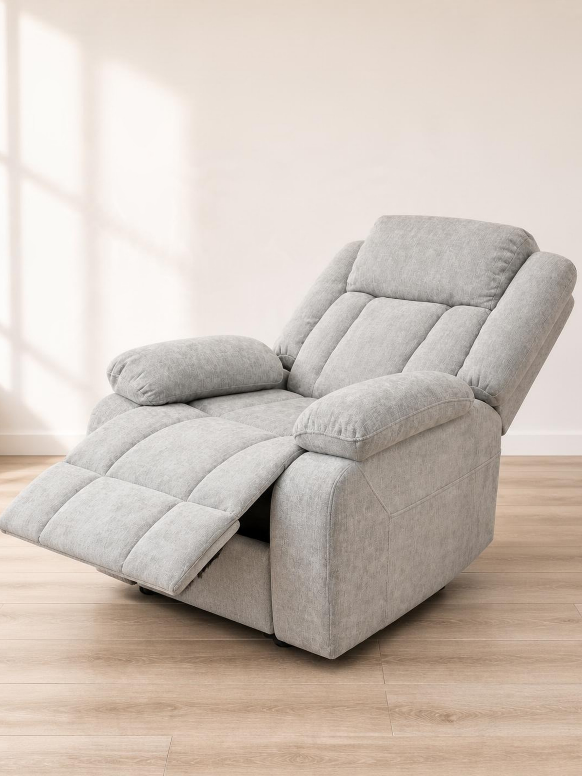 Savoy Lift and Rise Single Motor – fully reclined with footrest raised