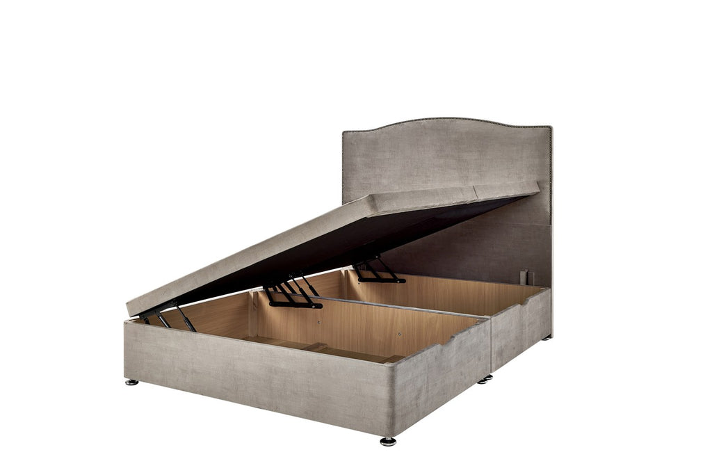 Side opening ottoman base