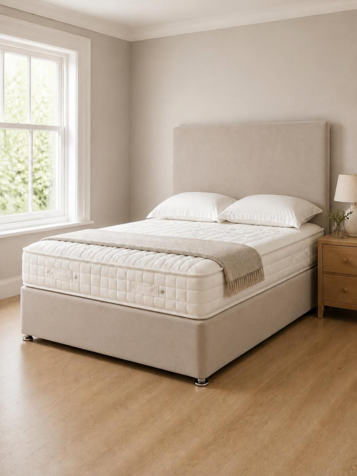 Slumber 2000 Divan Set – in a bedroom