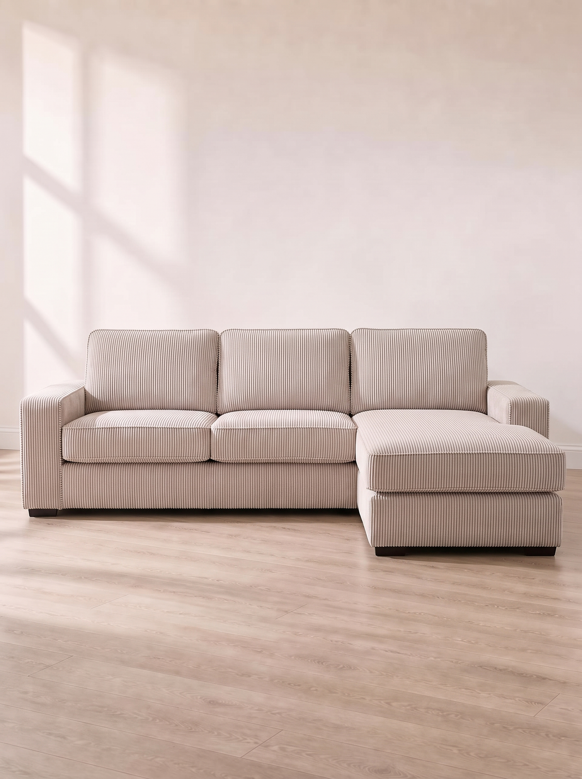 Squared Italian Sofa Bed – front view