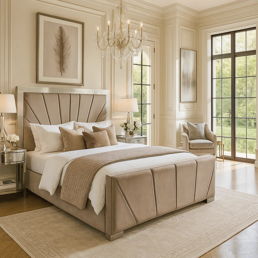 Sunrise Mirrored Bed