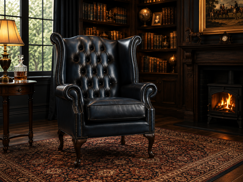 Talisker Scroll Wing Chair