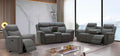 Tamla corded fabric recliner suite in Taupe